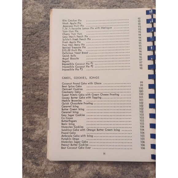 West Side Baptist Church Cookbook Spiral 1984 Winston-Salem, NC Southern - Picture 13 of 16